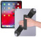 joylink Universal Tablet-Handschlaufe, 360 Grad drehbar, Ledergriff mit elastischem Gürtel, sicher und tragbar für Tablets 12,9 Zoll, Schwarz