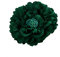 ZUMUii Butterme Mujeres Chicas Peony Flower Hair Clip Horquilla Adorno para El Pelo para La Fiesta de Bodas En La Playa(Verde Oscuro)
