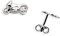 Ohrstecker PAAR echt Sterling Silber 925 mit Motorrad (Art 811090)