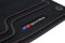 teileplus24 F657 Fußmatten Gummimatten Sportline Design kompatibel mit BMW 5er E60 E61 Touring Limo 2003-2010, Naht:Rot