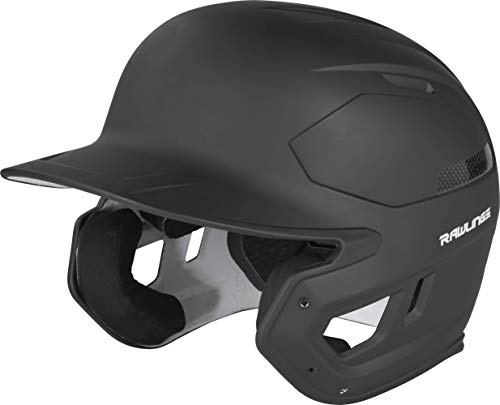 Rawlings | MACH CARBON Baseball Batting Helmet | Medium (7 1/8 - 7 1/4) | Black