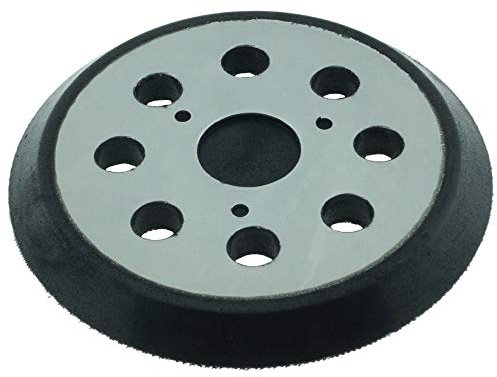 1 x SabreCut OSSCPD421MH 125mm Medium Hard 8 Hole Random Orbital Sander Hook & Loop Backing Pad Compatible with DeWalt DT3600 DW421 DW423 D26453 D26451