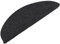 vidaXL Stufenmatten 15 STK., Treppenmatten für Treppenstufen, Treppenteppich Selbstklebend, Treppenstufenmatte Treppenschutz, 65x22,5x3,5cm Anthrazit