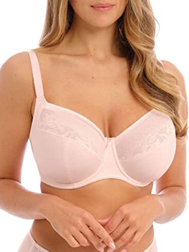 Fantasie Women's Illusion Underwire Side Suport Bra Full Coverage, Opaque, Blush, 34D