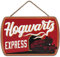 Harry Potter Hogwarts Express hängende Holz-Wanddekoration – lustiges Harry-Potter-Schild für Kinderzimmer, Spielzimmer oder Filmzimmer