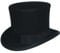 Men's Stovepipe Top Hat Felt Magician Costume Cap Formal Showman Party Hat Fancy Dress Hat Victorian Gentleman Cap