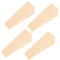 Türkeil Türstopper Holz Türkeile Holzkeile Fester Türstopper boden Möbelkeile Holzkeile Keil Holzkeile rutschfest Keile für Alle Oberflächen Mobile Sicherheit Heimbüro(LxBxH) 10x3x3 cm 4 Stk