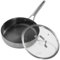 Hairy Bikers Hex Guard, 28CM Saute Pan, Stainless Steel, Non-Stick, Oven Safe, Metal Tool Safe, Dishwasher Safe, PFOA Free, Suitable for All Hobs
