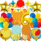 MODEQQ 27 Stück Geburtstagsdeko 6 Jahre Junge Mädchen, Luftballons Geburtstag Set, Kindergeburtstag Folienballon, Party Deko Ballons Set für Kindergeburtstag (6)