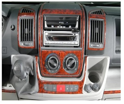 Interieur Dekor Für FIAT Für Ducato Für Jumper Für Boxer Vorne Für Torpedo Kit Innen Aufkleber Beschichtung Abdeckung Zubehör Für Torpedo Trim Automatische Getriebe Auto Interieur ZubeAhör(Titan)