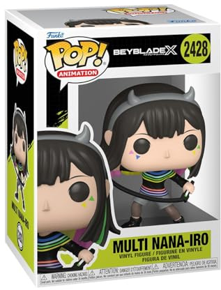 Funko Pop! Animation: Beyblade X - Multi Nana-IRO | Gadget Ufficiale - Personaggio in Vinile da Collezione da Esporre - Idea Regalo Compleanno per Fan e Collezionisti