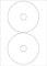 Print4Life 10 Blatt CD/DVD Labels, Weiß Glänzend, Hochglänzende Oberfläche in Fotopapierqualität, Selbstklebend, Innenring 17 mm, Außenring 117 mm, Tintenstrahldrucker