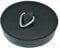 Home Xpert 2er Set Abflussstopfen, Abflußstöpsel, Ø 48,5 mm, mit Haken, schwarz