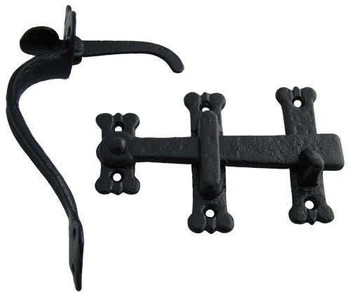 Kirkpatrick Suffolk Thumb Latch Set (3623) - 8 - Antique Black