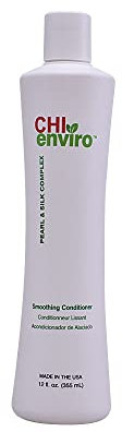 CHI Enviro Smoothing Conditioner - 12 fl.oz (355ml), Geruchlos, Glättend für lockige/wellige Haare