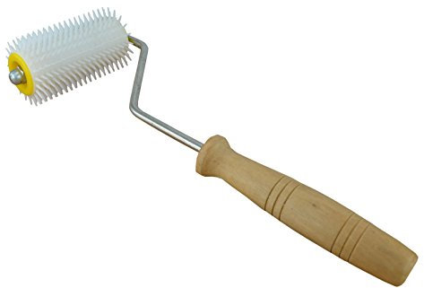 Thaoya Honigschleuder Ausrüstung mit Wabenspinner, Imkereibedarf, Bienenstockverarbeitung (Farbe 1) (Bienenbürste) (15,2 cm Holzgriff)