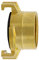 VARIOSAN Schnellkupplung Innengewinde 12296, 1 1/2 IG, Messing blank, System Geka