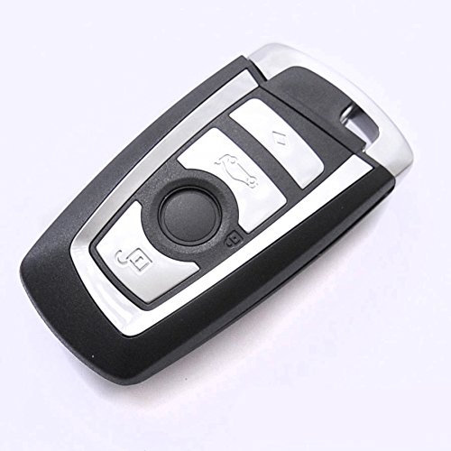 Auto chiave Smartkey Radio trasmettitore del telecomando 4 tasti gomma + Not chiave Vergine per BMW