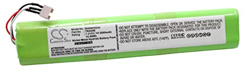 vhbw NiMH battery 2000mAh (7.2V) for speakers TDK Life on Record A34, A34 Trek Max