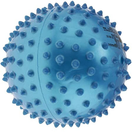 Perfeclan PVC Aufblasbare Noppenball Igelball Massageball Wasserball Stachelball Gymnastikball, Durchmesser: 15 cm, Blau