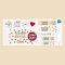 1 Adesivo No Pubblicità - 5 Adesivi Decorativi con Nome - Cassetta delle Lettere, Campanello, Citofono - Impermeabili - Lettere d'Amore