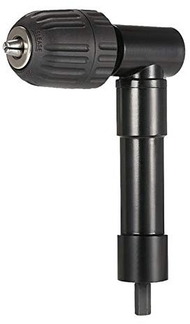 Right Angle Drill 0.8-10mm Right Angle Bend Extension Professional Keyless Quick Change Drill Attachment Adapter for Tight Corner Workspace
