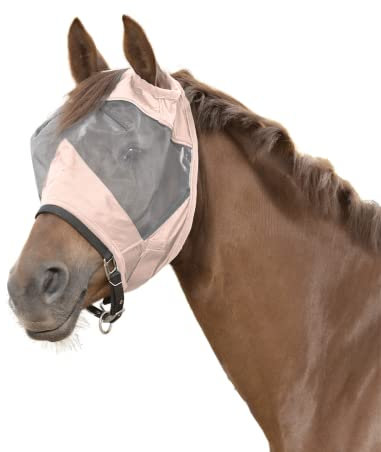 WALDHAUSEN PREMIUM Fliegenmaske ohne Ohrenschutz, SH, rosa