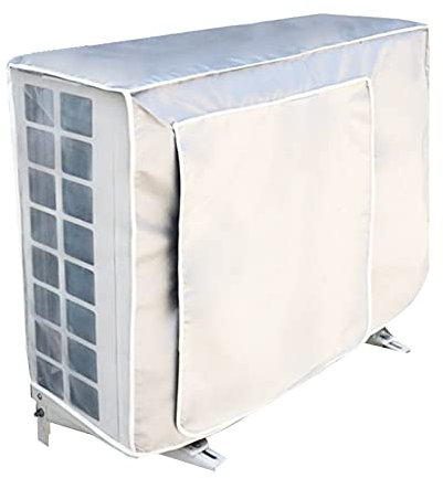 Funda Protectora para Aire Acondicionado Exterio Cubre Aire Acondicionado Exterior Antipolvo Antinieve Protegido Sol Tejido Oxford para Unidad Externa de Aire Acondicionado 1.5P (80 * 26 * 57cm)