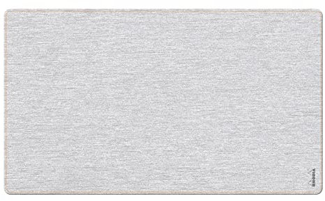 Rhodia 194311C - Schreibunterlage Rhodiarama 90x43 cm, flexibel, aus Kunstleder, ideal für Home Office, 1 Stück, Silber