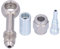 Bremsleitung Banjo Fitting, 4 Stück/Set 0° M10 Bremsölleitung Banjo Fitting Schlauchadapter Edelstahl Ersatz für Ducati Motorrad