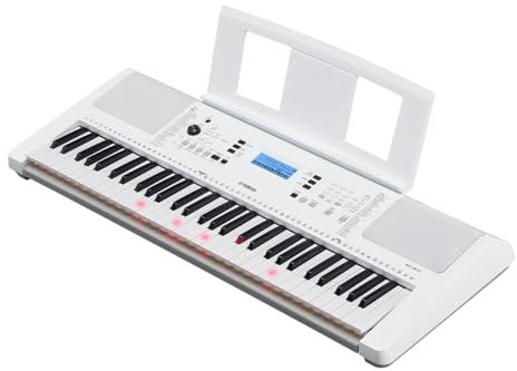 Yamaha EZ300 Tragbare Tastatur mit 61 Tasten und beleuchteten Tasten und PA130 Netzteil