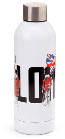 Puckator BOT209 The Original Stormtrooper London Reusable Stainless Steel Hot & Cold Thermal Insulated Drinks Bottle 530ml
