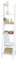 SoBuy FRG101-W Wandregal Leiterregal Badregal Standregal Bücherregal mit fünf Böden weiß BHT ca: 44x180x39cm