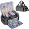Luxja High Capacity Craft Bag with Shoulder Strap, Craft Tote for Art, Scrapbooking or Sewing Supplies (Bag Only), Grey
