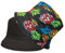 Alsino Anglerhut Fischerhut Sonnenhut Bucket Hat Reversibel Freizeithut Outdoor Wende-Hut Sommermütze Herbst Camping Reisen Wandern - für Damen Herren Kinder, Motiv wählen:Ananas schwarz