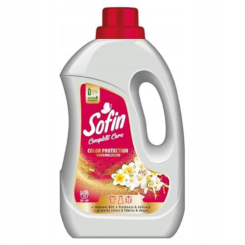 SOFIN Complete Care - Color Protection - Washinh Liquid - Concentrated Waschmittel für Farbe/Color/Kolor flüssig 30 Waschgänge 1500 ml