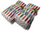 Kimbatex Paños de Cocina Rizo 100% Algodón, Trapos de Cocina, 50x50 cm Muy Absorbentes, Suaves y Resistentes (Rayas, 12)
