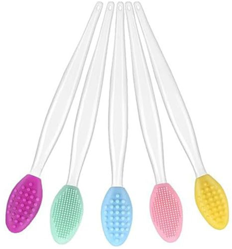 Beaupretty 5st Silikon-lippenpinsel-set Lippe Aus Silikon Silikon-peeling-lippenpinsel Lippenpeeling Körperpeelingbürste Peeling-lippenbürste Aus Silikon Silikonlippe Kieselgel Mini Nase