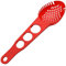 Yuemsh Nylon Spaghetti Server Non-Stick Pasta Fork Slotted Spoon Food Strainer with Spaghetti Measure Tool Strainer Ladle