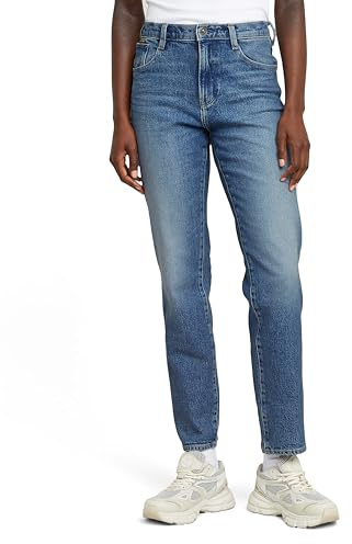 G-Star Damen Viktoria High Straight Jeans, Blau (Faded Frozen Lake D23959-D503-G834), 28W / 32L