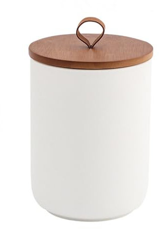OnePine 1300ml Vorratsdosen Keramik mit Deckel, Kaffeedose Teedose Vorratsdosen Porzellan, Aufbewahrungsdosen küche für Tee Kaffee Bohne Zucker Gewürz Nüsse Korn
