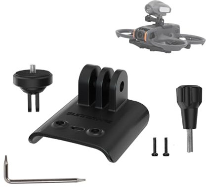 Avata 2 Top Extension Kamerahalterung für DJI Action 2 Insta360 Go 3/2 Sport Adapter Mount Clamp Holder Fix Expansion Kit Drohne Zubehör