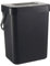 Poubelle à Compost de Cuisine 3L, Petite Poubelle Suspendue, Caddie à Compost de Cuisine avec Poignée et Couvercle Amovible (Noir)