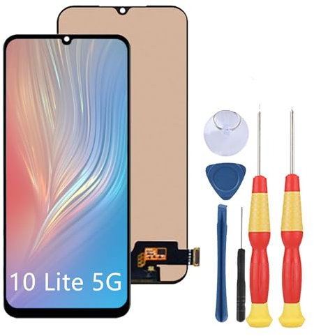 SiuVorZhi Pantalla LCD Compatible con Xiaomi Mi 10 Lite 5G Pantalla LCD táctil Piezas de Repuesto con Herramientas.