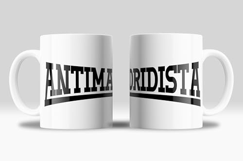 newseny Antimadridista Taza desayuno del Barça Fans - Regalo cosas del barça para niños regalo Antimadridista | Cerámica 355ml (Taza Antimadridista)