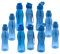10 Stück Steuber Klick Top Design Trinkflasche 700 ml blau