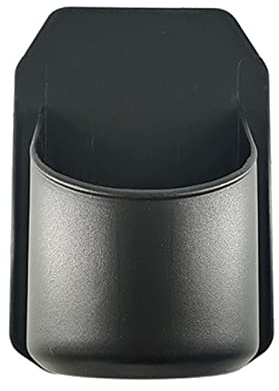 Pleayietoopiatiey Punch Free Badezimmer Bad Bierhalter Wand Wein Bier Regal Saugnapf Dosenregal Schwarz 14 x 9,8 x 7,5 cm