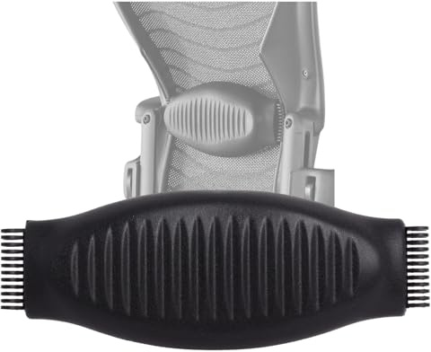 Ketofa Lordosenstützpolster Größe C für Herman Miller Classic Aeron Stuhl, Ergonomisch, Schwarz, Schaumstoff, PU, Bürostuhl