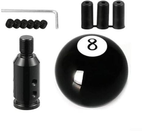 PETSTIBLE Auto-Schalthebel Upgrade 8 Billardkugel-Schaltknauf, passend für die meisten manuellen und automatischen Schalthebel