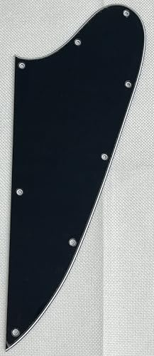 For Fit Gibson Firebird Blank Style Scratch Plate Guitar Pickguard (3-lagig Black)